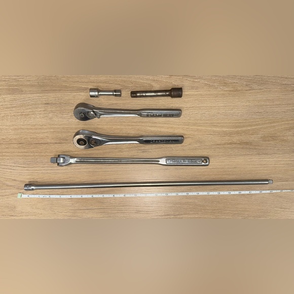 CRAFTSMAN Assorted Rackets/Extensions/Breaker bar tool set bundle. - Picture 3 of 7